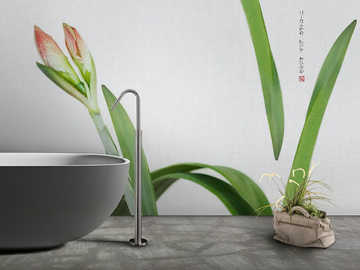 DAFFODIL - Vinyl or fyber glass wallpaper by N.O.W. Edizioni - view 2